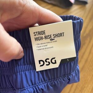 DSG Purple Athletic Shorts with Mesh Lining